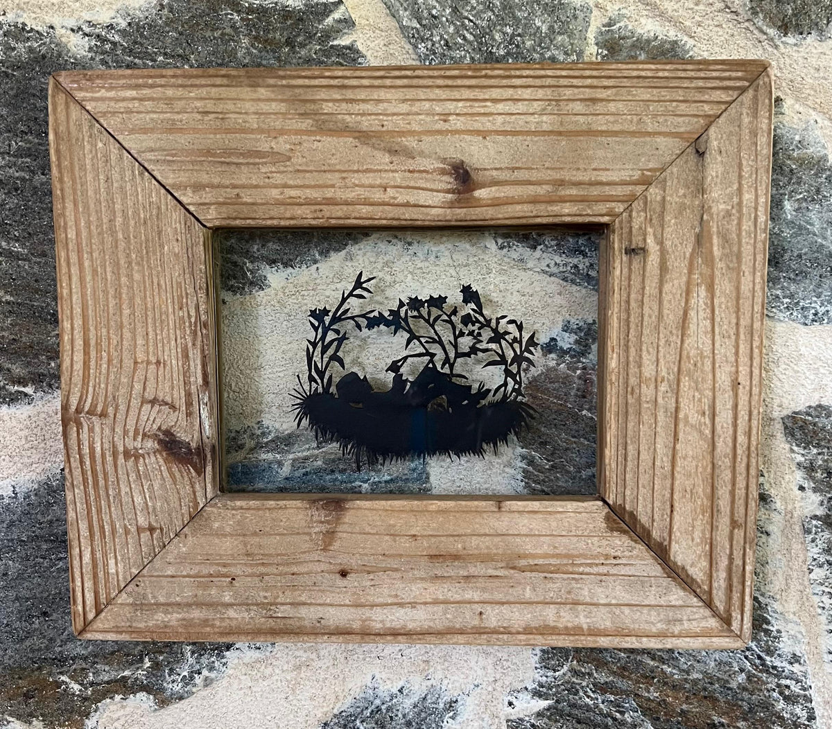 Hamac 25x30cm - découpage papier coeur2déco